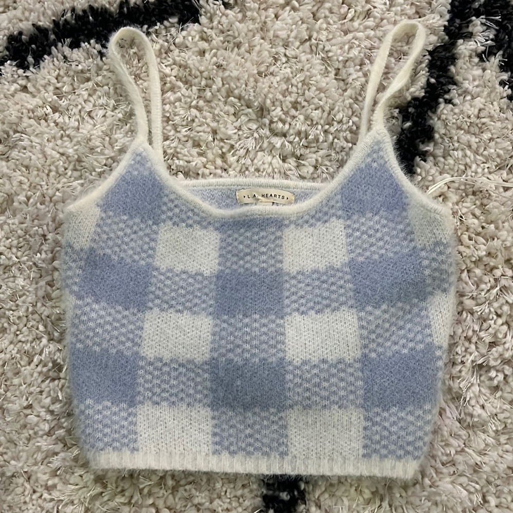 L.A Hearts Pacsun fluffy tank top!